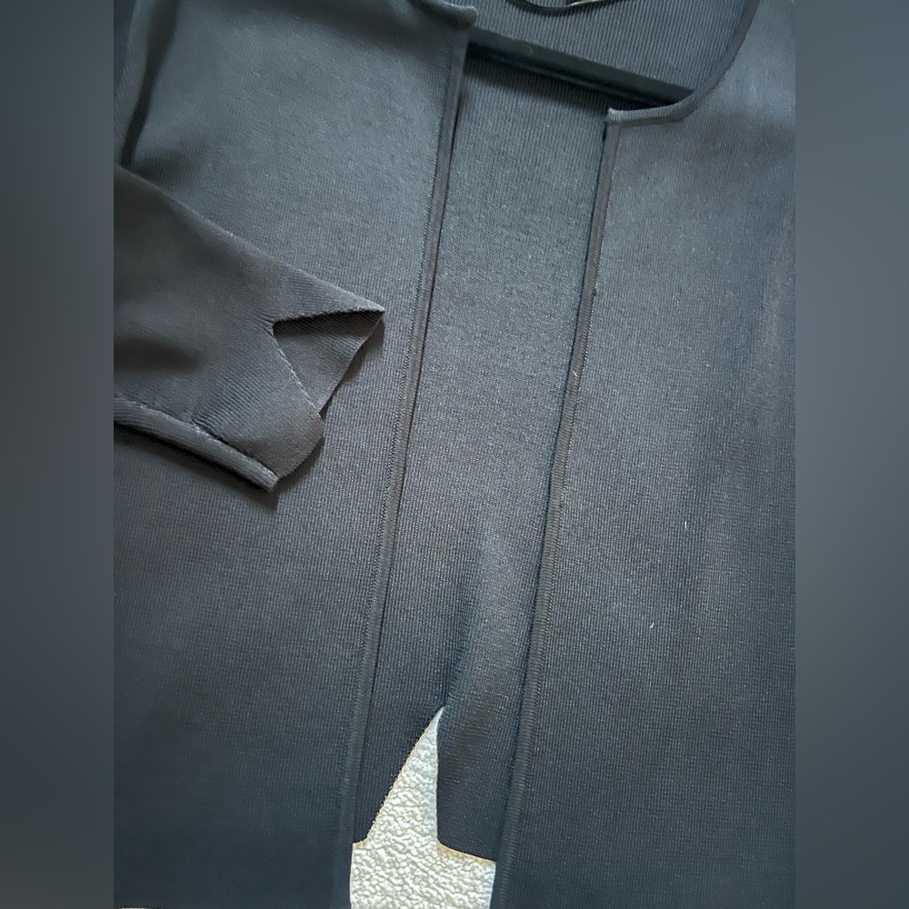 Tristan Gorgeous Black Open Front Cardigan - Picture 4 of 9